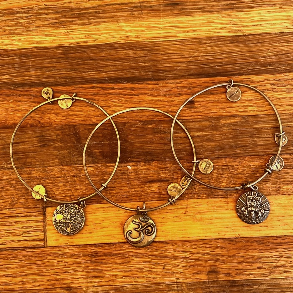 Alex and Ani (Bundle): 2016 Hand of Fatima, OM, Tree of Life